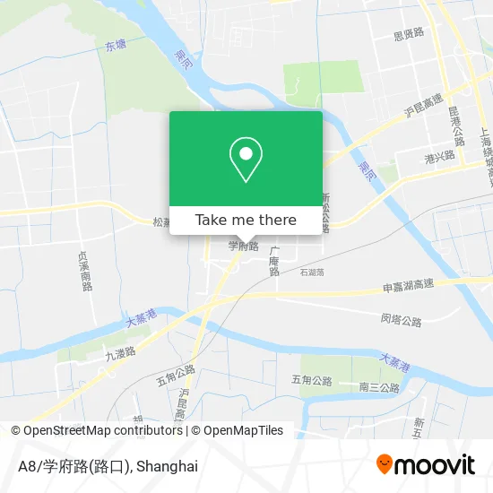 A8/学府路(路口) map