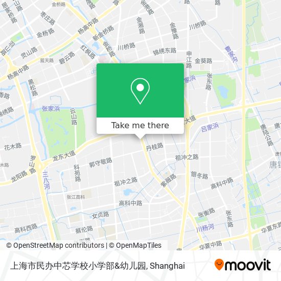 上海市民办中芯学校小学部&幼儿园 map