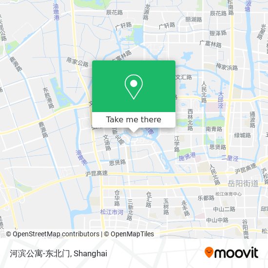 河滨公寓-东北门 map