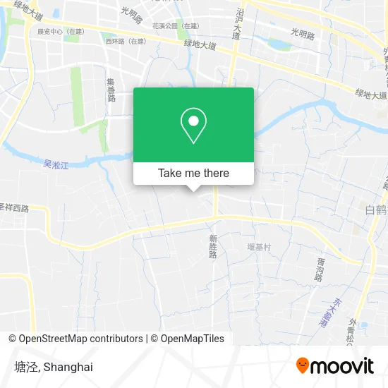 塘泾 map