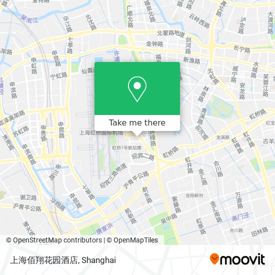 上海佰翔花园酒店 map