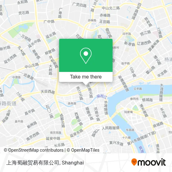 上海蜀融贸易有限公司 map