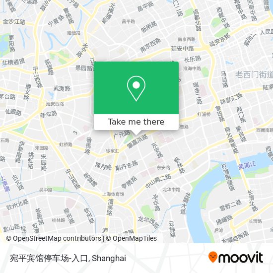 宛平宾馆停车场-入口 map
