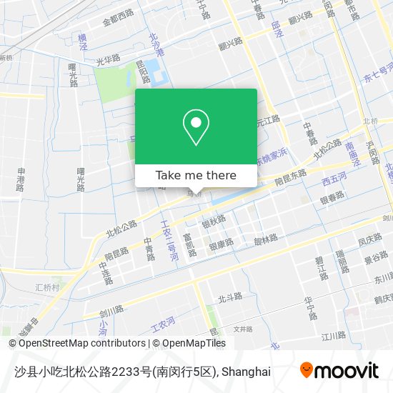 沙县小吃北松公路2233号(南闵行5区) map