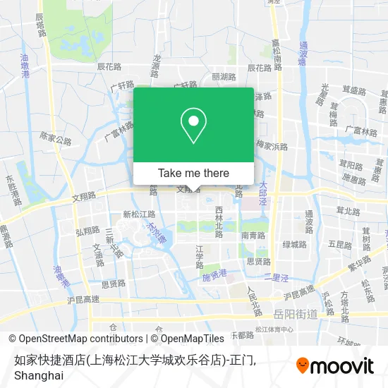 如家快捷酒店(上海松江大学城欢乐谷店)-正门 map
