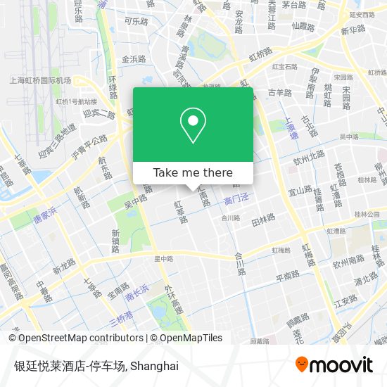 银廷悦莱酒店-停车场 map