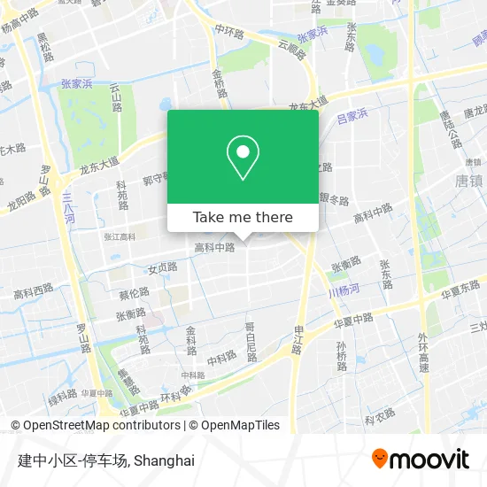 建中小区-停车场 map