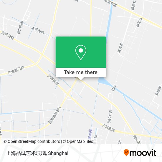 上海晶城艺术玻璃 map