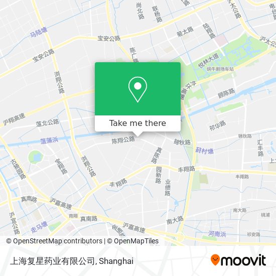 上海复星药业有限公司 map