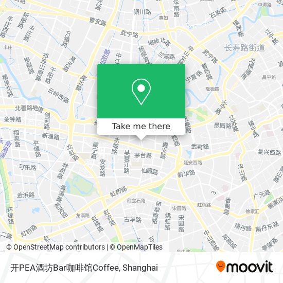 开PEA酒坊Bar咖啡馆Coffee map