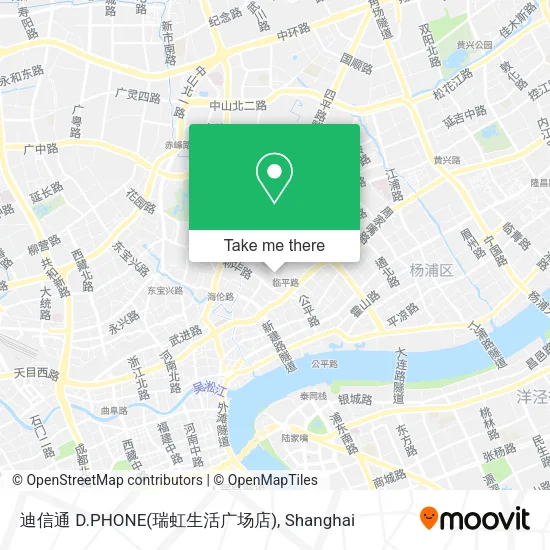迪信通 D.PHONE(瑞虹生活广场店) map