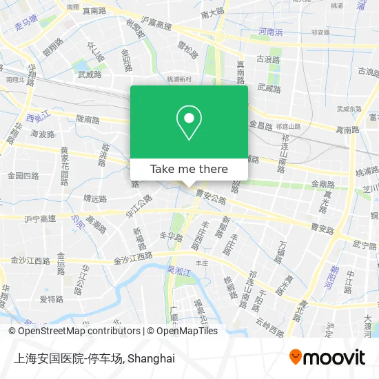 上海安国医院-停车场 map