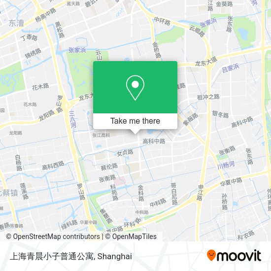 上海青晨小子普通公寓 map