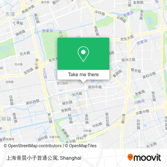 上海青晨小子普通公寓 map