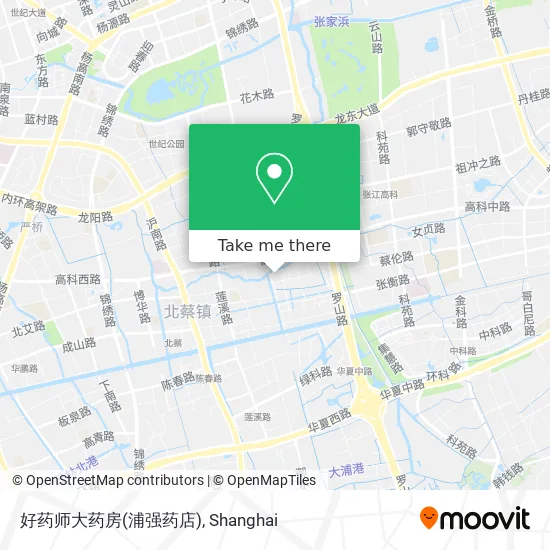 好药师大药房(浦强药店) map