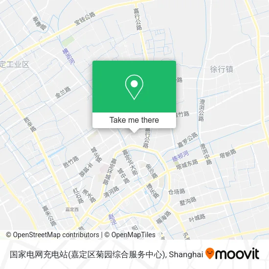 国家电网充电站(嘉定区菊园综合服务中心) map