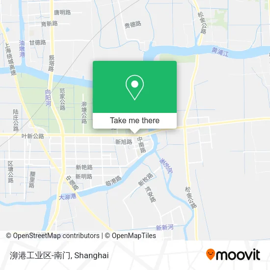 泖港工业区-南门 map
