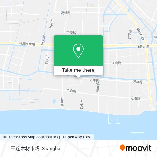 十三连木材市场 map