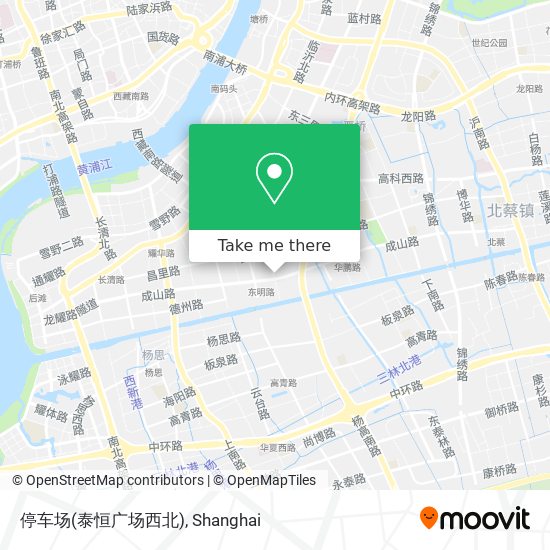 停车场(泰恒广场西北) map