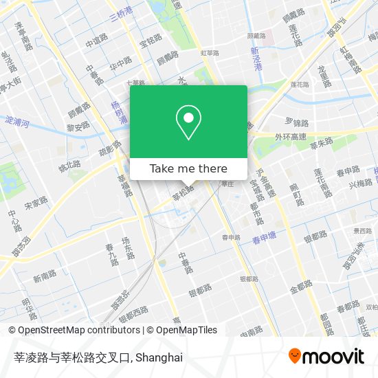 莘凌路与莘松路交叉口 map