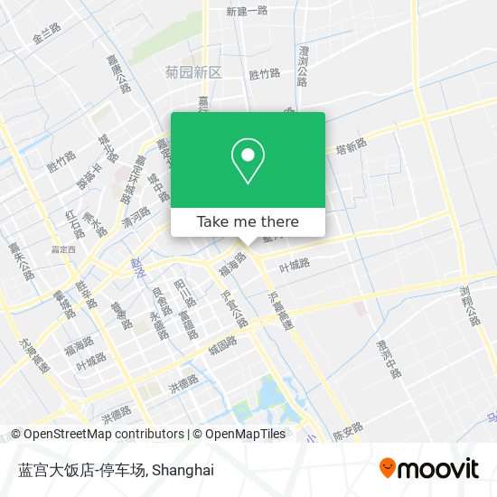 蓝宫大饭店-停车场 map