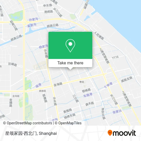星颂家园-西北门 map