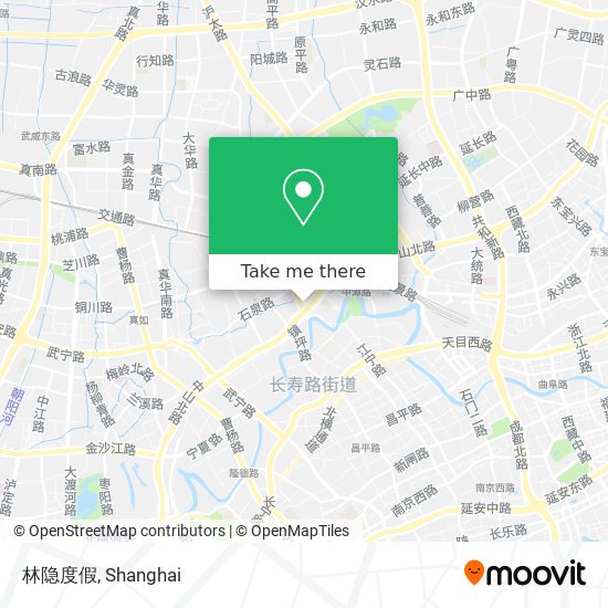 林隐度假 map