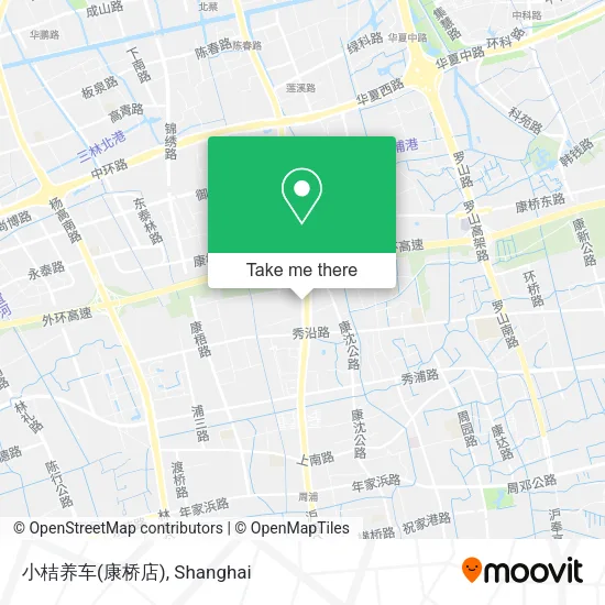 小桔养车(康桥店) map