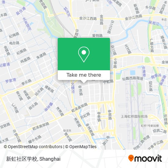 新虹社区学校 map