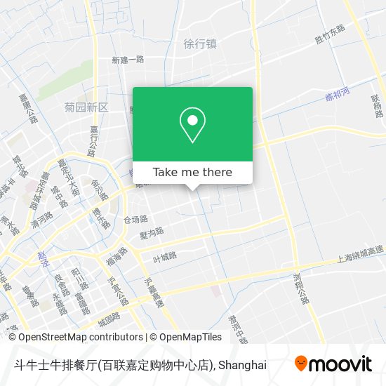 斗牛士牛排餐厅(百联嘉定购物中心店) map
