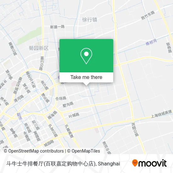 斗牛士牛排餐厅(百联嘉定购物中心店) map
