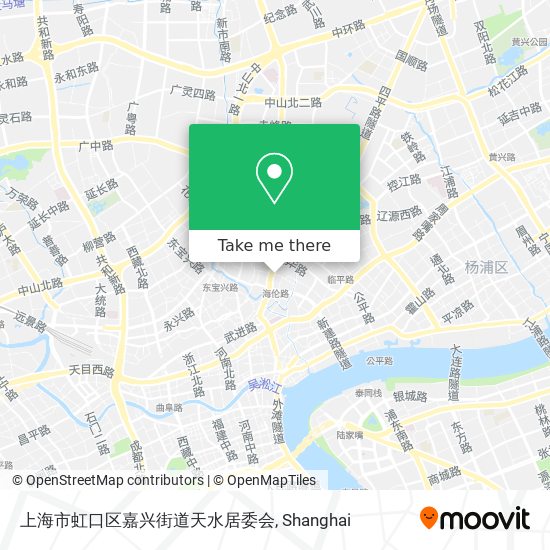 上海市虹口区嘉兴街道天水居委会 map
