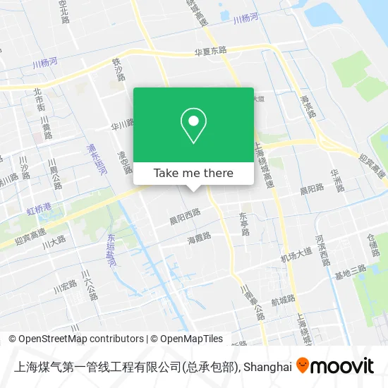 上海煤气第一管线工程有限公司(总承包部) map