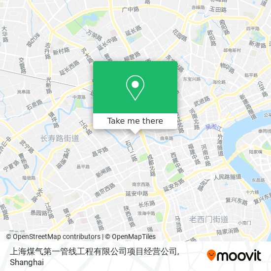 上海煤气第一管线工程有限公司项目经营公司 map