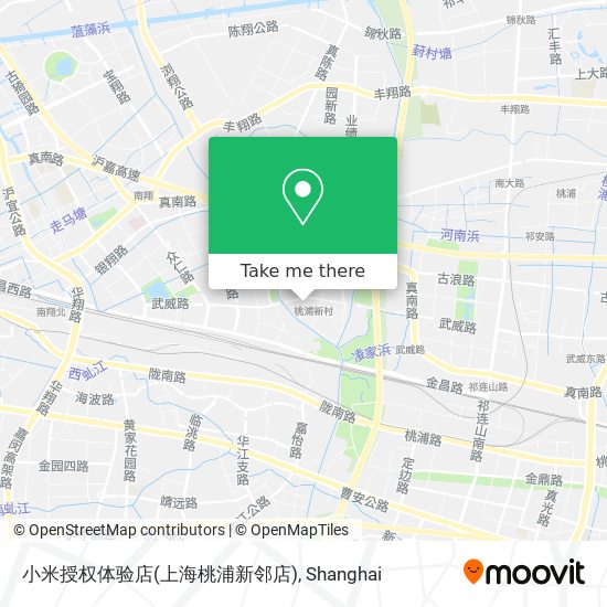 小米授权体验店(上海桃浦新邻店) map