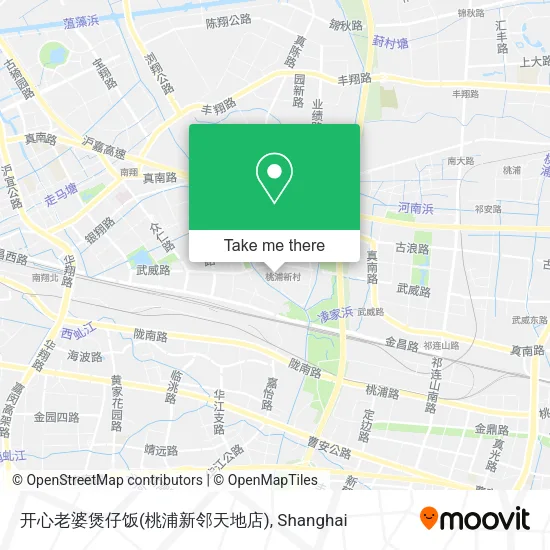 开心老婆煲仔饭(桃浦新邻天地店) map
