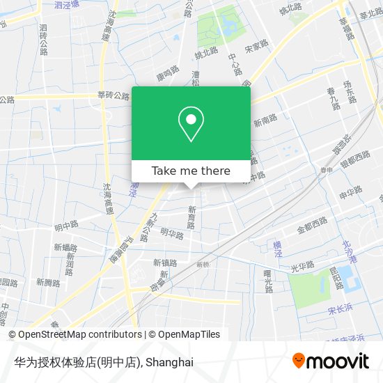 华为授权体验店(明中店) map