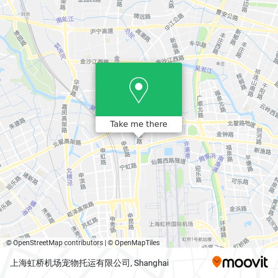 上海虹桥机场宠物托运有限公司 map