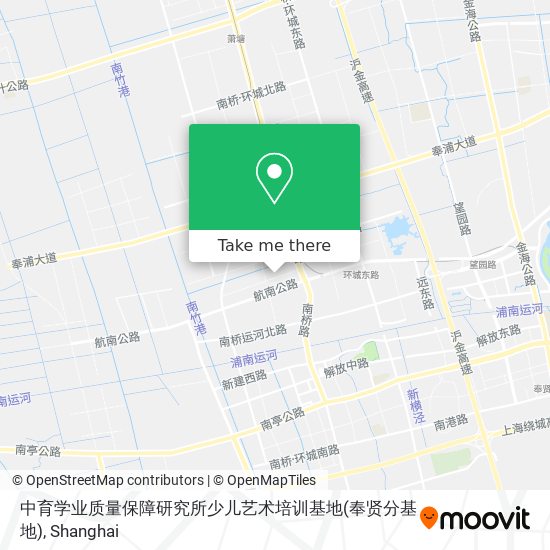 中育学业质量保障研究所少儿艺术培训基地(奉贤分基地) map