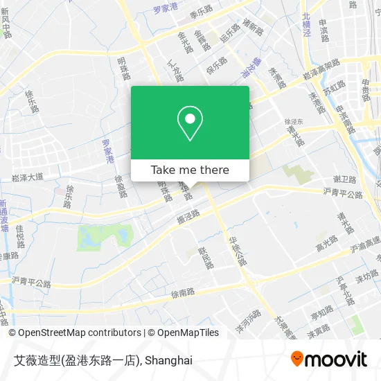 艾薇造型(盈港东路一店) map