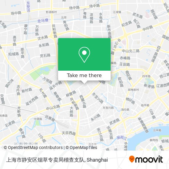上海市静安区烟草专卖局稽查支队 map