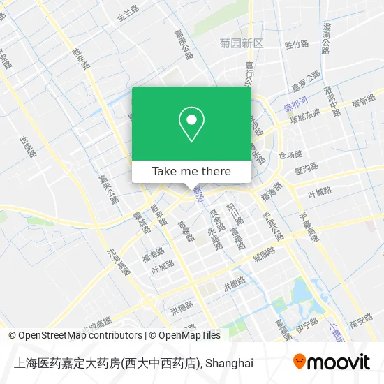 上海医药嘉定大药房(西大中西药店) map