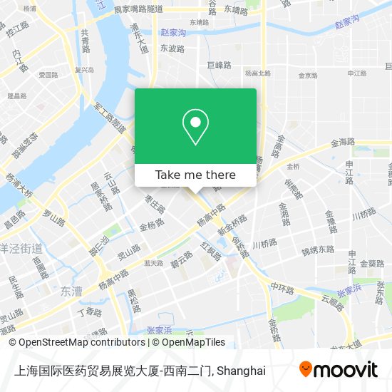 上海国际医药贸易展览大厦-西南二门 map
