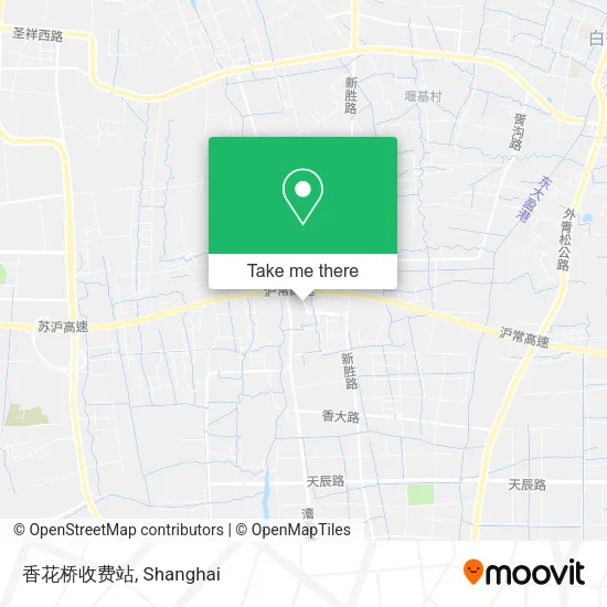香花桥收费站 map