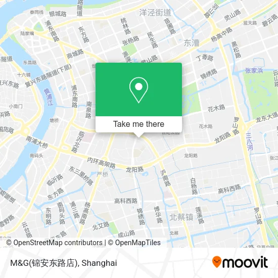 M&G(锦安东路店) map