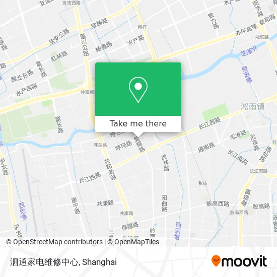 泗通家电维修中心 map