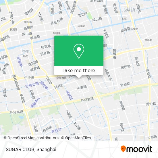 SUGAR CLUB map