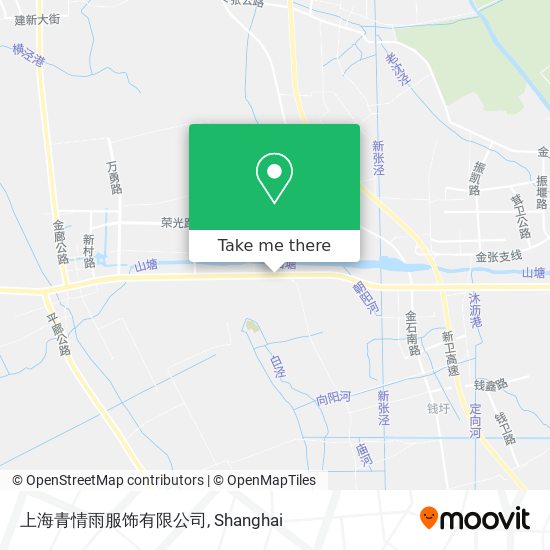 上海青情雨服饰有限公司 map