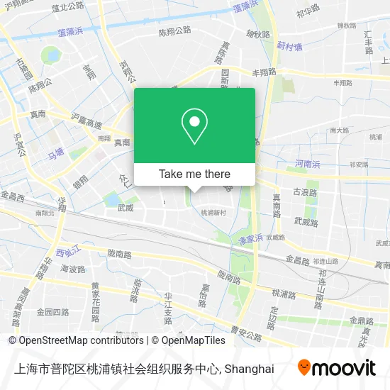 上海市普陀区桃浦镇社会组织服务中心 map