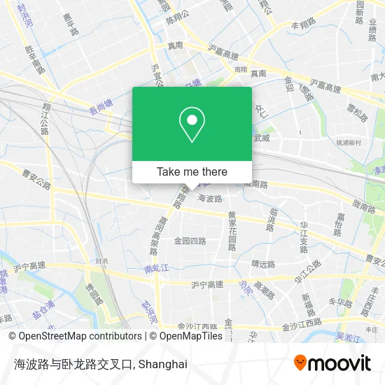 海波路与卧龙路交叉口 map